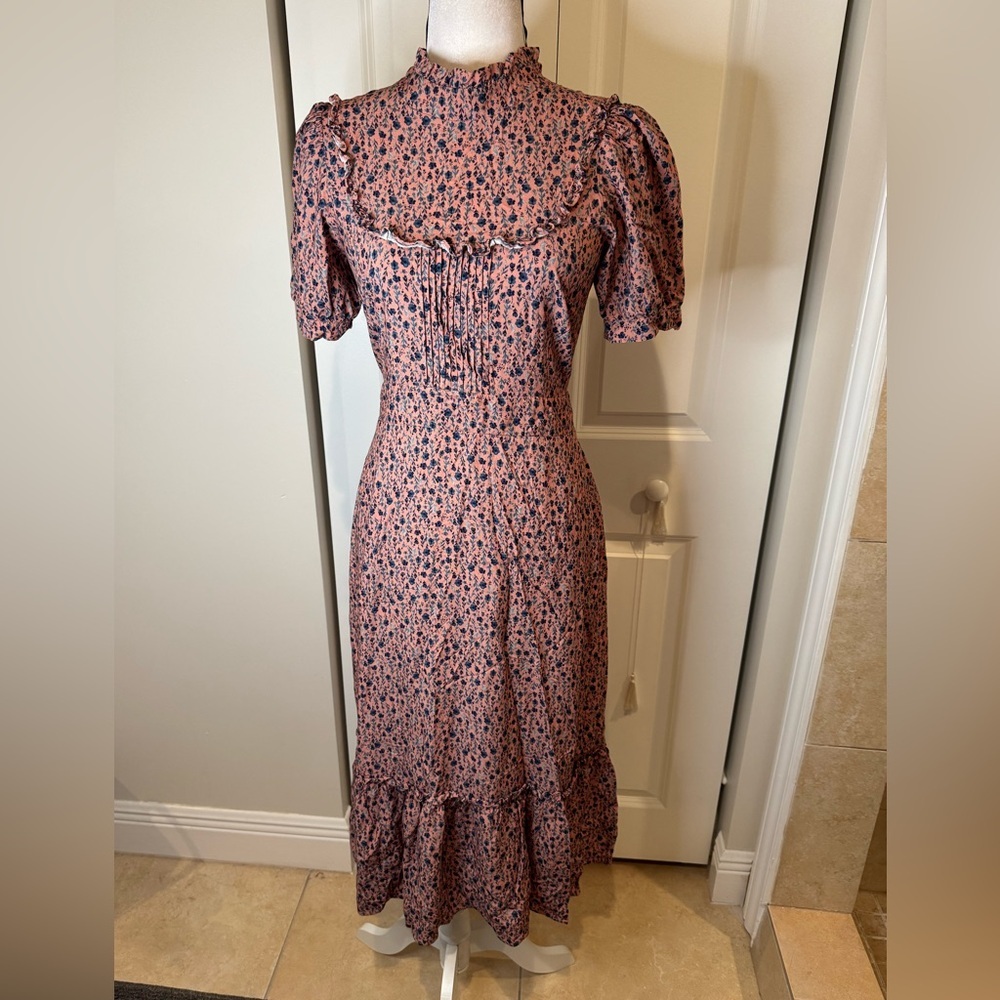 Pink and Blue Cottagecore Dress 👗